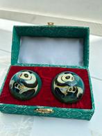 Meridiaan ballen - Chinese muziekballen met panda’s, Ophalen of Verzenden