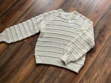 Nieuw! Gebreide trui, ecru, hema, maat M beschikbaar voor biedingen