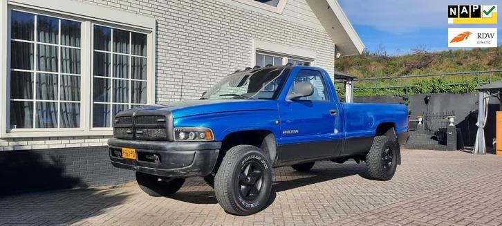 Dodge RAM 1500 automaat grijs kenteken, Auto's, Bestelauto's, Bedrijf, Te koop, Airconditioning, Navigatiesysteem, Dodge, LPG