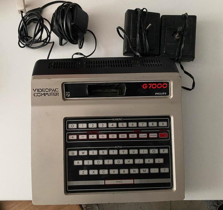 Philips Videopac G7000 & 10 spellen, Computers en Software, Vintage Computers, Ophalen of Verzenden