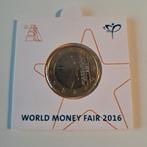1 Euro 2016 World Money Fair - Utrecht, Postzegels en Munten, Munten | Nederland, Ophalen of Verzenden, Koningin Beatrix, Euro's