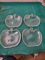 schaaltjes vorm appel vier stuks glas, Ophalen of Verzenden, 'T Olde Gre-j, Info@toldegrej.nl, Endepoelstraat 20f Didam