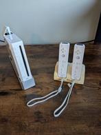 Wii console met accessoires, gitaar en spellen, Ophalen, Gebruikt, Met 2 controllers, Met games