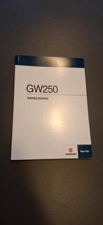 Suzuki gw250 handleiding instructieboekje gw 250, Ophalen of Verzenden, Suzuki