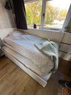 1 persoons IKEA bed met uitschuifbaar logeerbed., Huis en Inrichting, Slaapkamer | Complete slaapkamers, Gebruikt, Eenpersoons