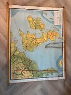 Oude schoolkaart Groot-Brittannië & Ierland, Gelezen, Verenigd Koninkrijk, Ophalen of Verzenden, Landkaart