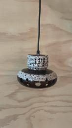 Vintage Herda stijl keramiek hanglamp jaren 70, Huis en Inrichting, Lampen | Hanglampen, Ophalen of Verzenden, Gebruikt, Minder dan 50 cm
