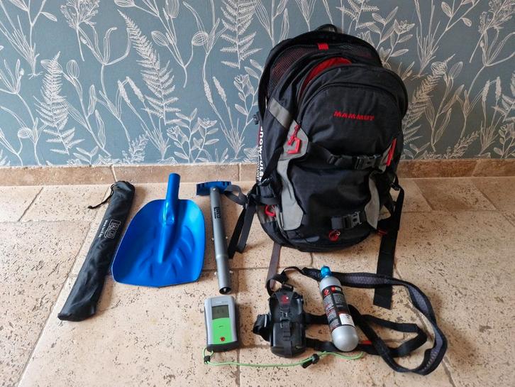 Mammut 30L lawine rugzak + 3-eenheid te huur., Sport en Fitness, Skiën en Langlaufen, Zo goed als nieuw, Ophalen