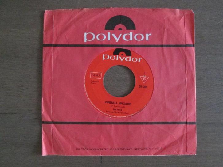 The Who - Pinball Wizard / Dogs Part Two, Cd's en Dvd's, Vinyl Singles, Gebruikt, Single, Overige genres, 7 inch, Ophalen of Verzenden
