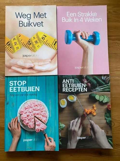 Weg met buikvet/Stop eetbuien boekwn - Jasper Alblas, Boeken, Gezondheid, Dieet en Voeding, Gelezen, Dieet en Voeding, Ophalen of Verzenden