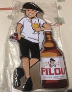 Filou bier reclamebord metaal, nieuw, Verzamelen, Ophalen of Verzenden, Nieuw, Reclamebord, Plaat of Schild, Overige merken