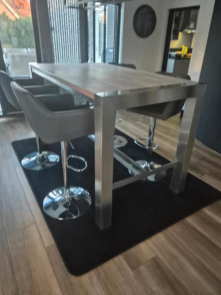 Hoge eettafel 180 x 100 x 110, Huis en Inrichting, Tafels | Eettafels, Zo goed als nieuw, 50 tot 100 cm, 150 tot 200 cm, Vijf personen of meer