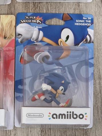 amiibo Sonic the Hedgehog Super Smash Bros serie nummer 26 beschikbaar voor biedingen