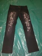 Rock Rebel Jeans - Zwart met Amerikaanse Vlag, Verzenden, Zwart, Overige jeansmaten, Gedragen