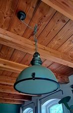 Industriële lamp - groen, Huis en Inrichting, Lampen | Hanglampen, Ophalen, Zo goed als nieuw, Minder dan 50 cm