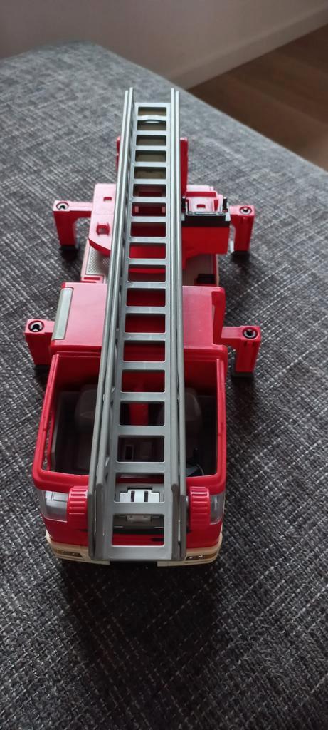 PLAMOBIEL BRANDWEER LADDERWAGEN 2009, Kinderen en Baby's, Speelgoed | Speelgoedvoertuigen, Gebruikt, Ophalen of Verzenden