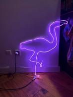 Roze Neon Flamingo Lamp - Sfeervolle Verlichting, Ophalen of Verzenden, Zo goed als nieuw, Kunststof