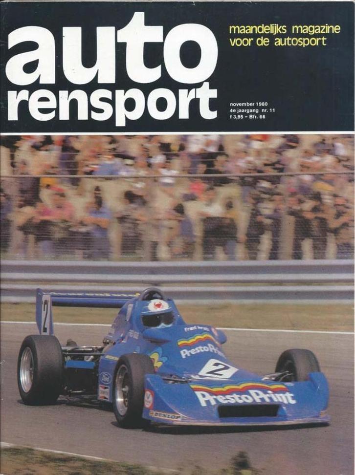 Autorensport 11 1980 : Ford Escort XR3 - Datsun Silvia, Boeken, Auto's | Folders en Tijdschriften, Gelezen, Algemeen, Ophalen of Verzenden
