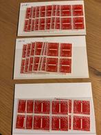 Postzegels 1 cent blokjes van 4 !! Jan van Krimpen, Postzegels en Munten, Postzegels | Nederland, Ophalen of Verzenden, Na 1940