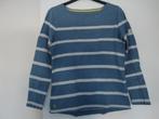 Maat 36. Blauwe JOULES longsleeve met een wit streepje., Blauw, Ophalen of Verzenden, Zo goed als nieuw, Maat 36 (S)