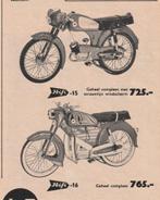 Retro reclame 1961 Locomotief Hifi brommers 15 en 16, Verzenden, Overige typen