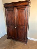 Antieke kast met slot en legplanken, Huis en Inrichting, Kasten | Kledingkasten, Ophalen, Gebruikt, 100 tot 150 cm, 150 tot 200 cm