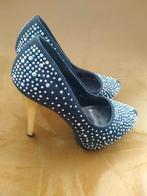 Hakken glitter galabal pumps maat 38 merk Clowse, Pumps, Zwart, Ophalen of Verzenden, Clowse