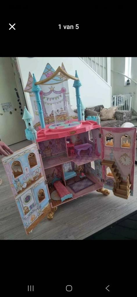 Prachtig disney kasteel!, Kinderen en Baby's, Speelgoed | Poppenhuizen, Poppenhuis, Ophalen of Verzenden