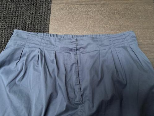 FFC rok petrolblauw poplinkatoen 42-44, Kleding | Dames, Rokken, Zo goed als nieuw, Maat 42/44 (L), Blauw, Onder de knie, Verzenden