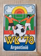 WK '78 Argentinië Sticker, Ophalen of Verzenden, Zo goed als nieuw, Sport