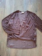 chocolade bruine overslag blouse van JOSH V maat XL, JOSH V, Ophalen of Verzenden, Maat 46/48 (XL) of groter, Bruin
