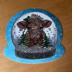 Diamond painting kerstkaart 3 koe, Hobby en Vrije tijd, Verzenden, Nieuw