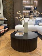 Ethnicraft Rollermax salontafel (showmodel), Ophalen, 100 tot 150 cm, Rond, 50 tot 100 cm