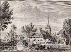Kopergravure het dorp Nieuwland in Utrecht, 1750 Spilman, Antiek en Kunst, Kunst | Etsen en Gravures, Verzenden