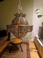 Oosterse messing hanglamp, Ophalen, Gebruikt, Oosters, Metaal