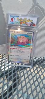 Chansey graded 9 holo pokemon kaart, Ophalen of Verzenden, Zo goed als nieuw, Losse kaart