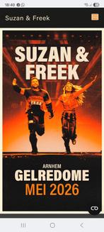 Suzan en Freek staanplaatsen 3x 16 mei, Tickets en Kaartjes, Concerten | Nederlandstalig, Drie personen of meer, Mei