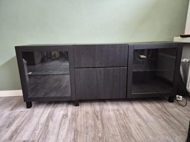 Ikea Besta dressoir, Huis en Inrichting, Kasten | Dressoirs, Gebruikt, 150 tot 200 cm, 50 tot 75 cm, Met lade(s), Met deur(en)