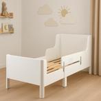 Kinderbed IKEA BUSUNGE + zijsteun – als nieuw, Kinderen en Baby's, Ophalen, 70 tot 85 cm, Zo goed als nieuw, Lattenbodem