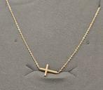 Gouden ketting 14 karaat, Verstelbaar, Ophalen of Verzenden, Zo goed als nieuw, Goud