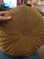 2 Ronde kussens Riverdale goud, Huis en Inrichting, Woonaccessoires | Kussens, Ophalen of Verzenden, Gebruikt, Overige kleuren