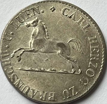 Brunswijk-Wolfenbuttel 1/12e thaler 1829 topkwaliteit! beschikbaar voor biedingen