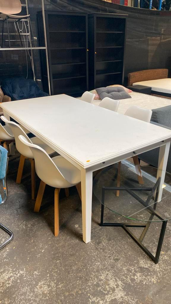 Tafel showmodel elk bod welkom ! Snel ophalen, Huis en Inrichting, Tafels | Statafels, Zo goed als nieuw, Ophalen of Verzenden