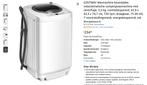 Camping/Boot/Tinyhouse wasmachine Nieuw in doos., Witgoed en Apparatuur, Wasmachines, Ophalen, Minder dan 1200 toeren, Minder dan 85 cm