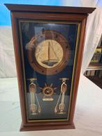 Vintage Maritieme Decoratie in Houten Lijst, Ophalen of Verzenden, Gebruikt