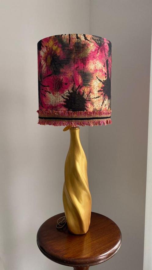 Unieke handgemaakte vaaslamp!, Huis en Inrichting, Lampen | Tafellampen, Nieuw, Minder dan 50 cm, Ophalen of Verzenden