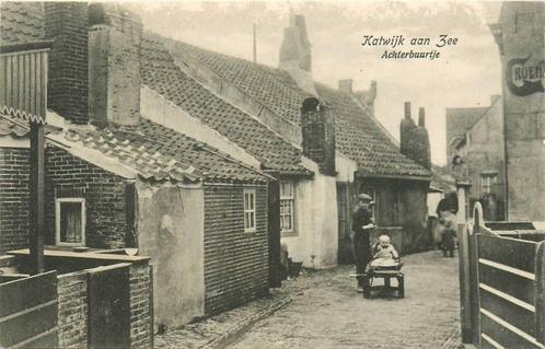 (388-092-005) Katwijk Achterbuurtje, Verzamelen, Ansichtkaarten | Nederland, Zuid-Holland, Verzenden