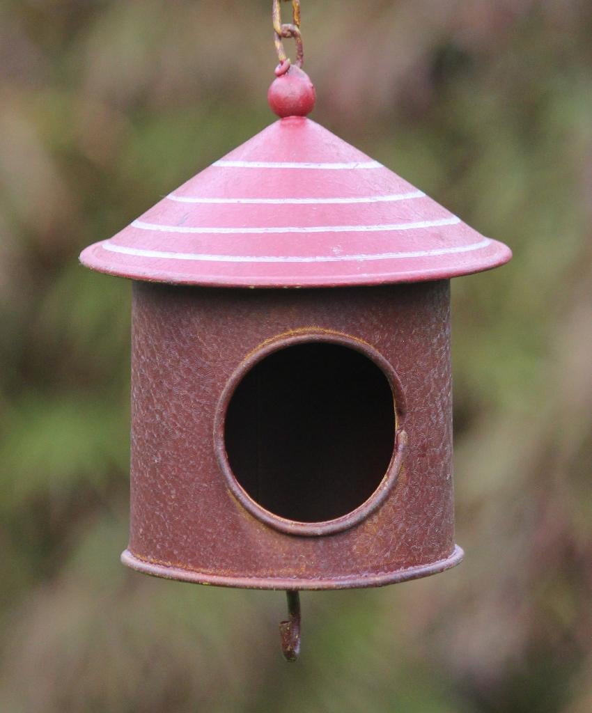 Metalen vogelvoer hanger vogelhuisje VH160B, Robanjer Tuindecoratie, Overige typen, Nieuw, Ophalen of Verzenden