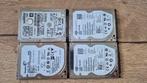4 x 500GB sata 2.5inch disks 7200rpm, Computers en Software, Harde schijven, Intern, Seagate en Western Digital, Ophalen of Verzenden