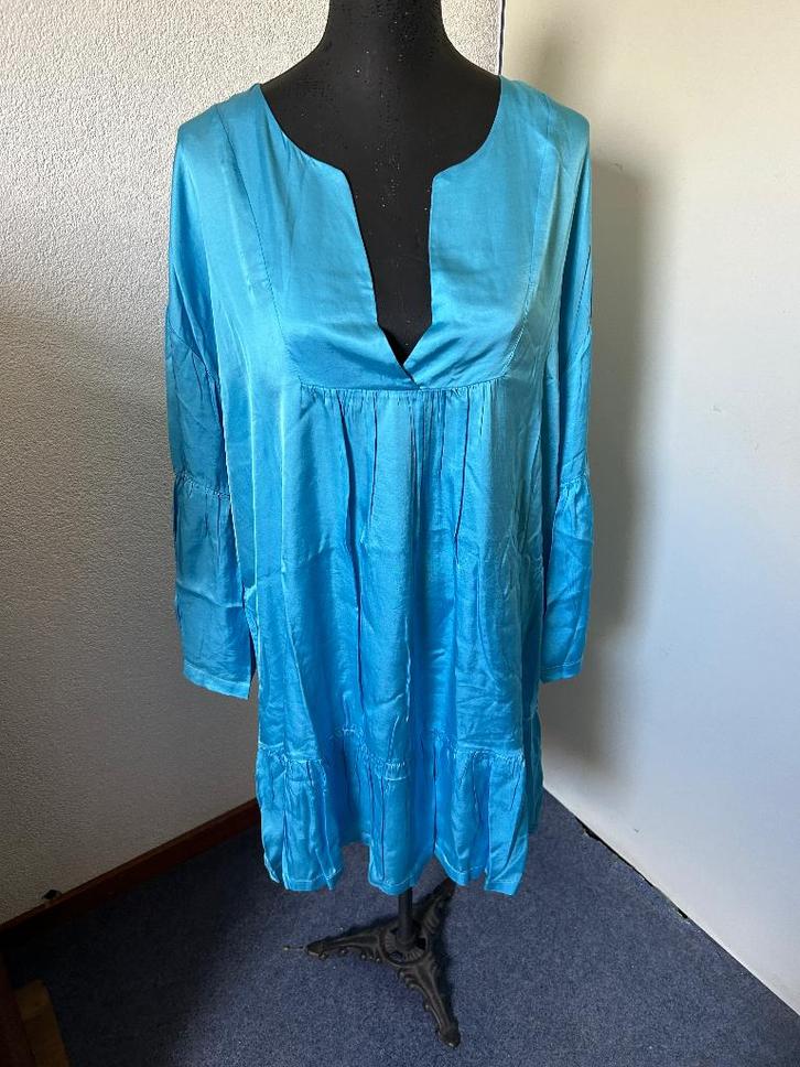 Blugirl Blumarine Strandjurk Kleur Lichtblauw mt XL nieuw, Kleding | Dames, Jurken, Nieuw, Maat 46/48 (XL) of groter, Blauw, Boven de knie